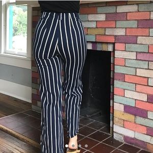 Reformation striped Bowie Pants size 4